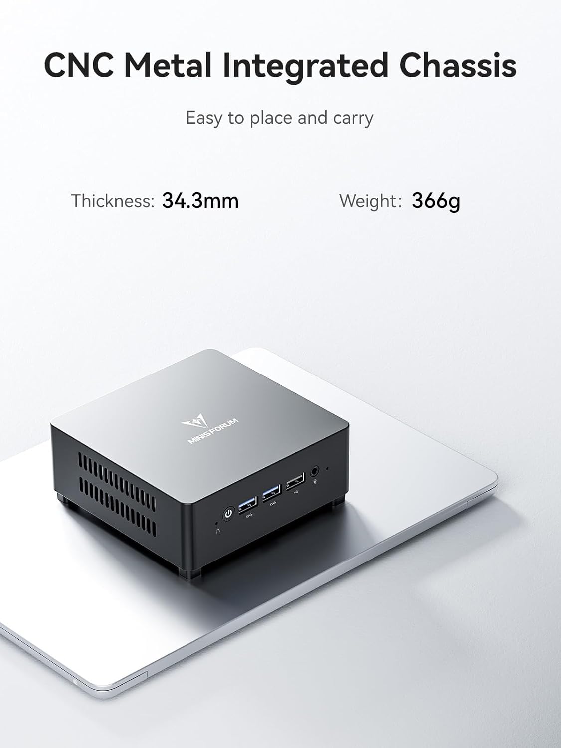 Amazon.com: MINISFORUM UN100D Mini PC,Alder Lake-N100,8GB LPDDR5